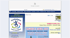 Desktop Screenshot of footballeurs-sans-frontieres.com